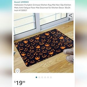 Halloween anti-fatigue kitchen or bath mat